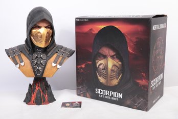 Mortal Kombat X Scorpion Lifesize Bust Limited Edition Numbered 043 Of 250 Edition New In Box
