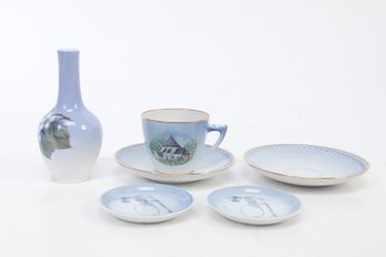 Group Of Vintage B&G, Royal Copenhagen Decorative Porcelain