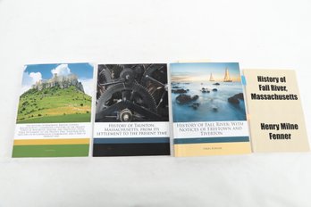 4 Books On The History Of Various Massachusetts Towns,  Incl. Rehoboth, & Surrounding Towns And Fall River