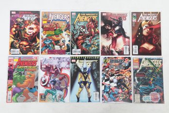 Lot Of 10 Avengers Related Comic Books