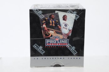 1991 NFL Pro Line Portraits Signet Series Football Box Factory Seale