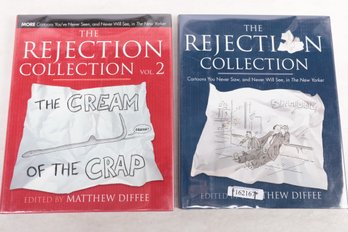CARTOON ART:  New Yorker Magazine Books The Rejection Collection I & II