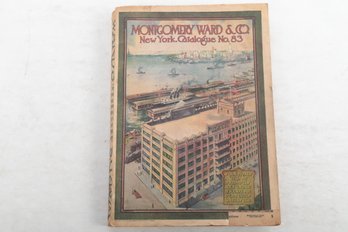 1914 MONTGOMERY WARD Catalogue No. 83.  Rare WWI Era