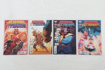 Deadpool Vs Thanos 1-4 Comic Books