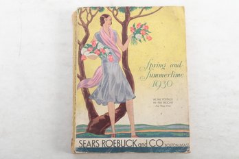 Fashion.  Sears Roebuck Catalog Spring And Summertime 1930