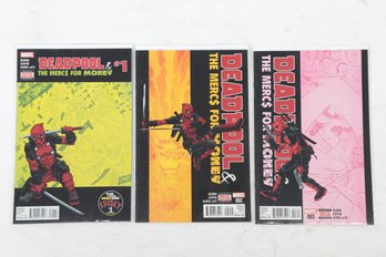 Deadpool The Merc For Money 1-3 Comic Book Lot