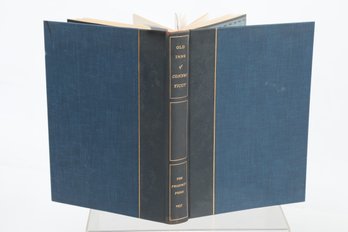 ARCHITECTURE 1937 Old Inns Of Connecticut, Limited To 1000 Copies, Leather Binding, Illustrated