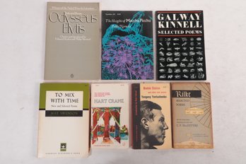 POETRY:  Pablo Neruda, Galway Kinnell, Hart Crane, Etc.