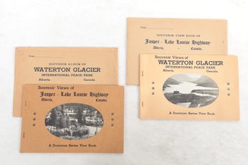 Early 20th C Illustrated Canada Travel Ephemera 2 Booklets With  Envelopes