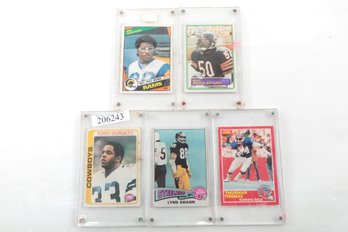 Mike Singletary , Eric Dickerson, Tony Dorsett, Lynn Swan And Thurman Thomas Rookie Cards