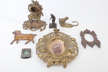 Group Of Vintage Metal Brass Collectibles