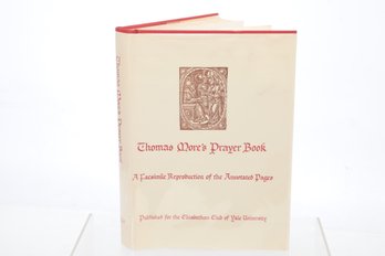 1969 Yale Press Thomas More Prayer Book Medieval History
