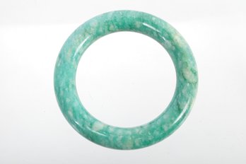 Large Vintage Jade Bangle Style Bracelet