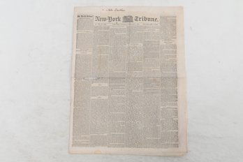 Civil War Newspaper Feb. 9, 1861 DESTITUTION IN KANSAS, PROCEEDINGS OF CONGRESS Etc.