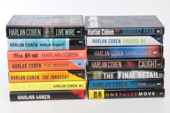 Group Of Hardcover Books By Harlan Coben- ALL Autographed And/or With Dedication