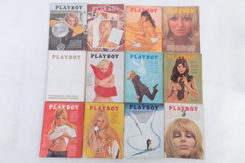 Complete 1969  Playboy Magazine Wit Center Folds