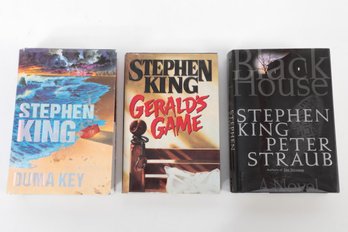 Group Of 3 Stephen King & Peter Straub Books - See The Signatures