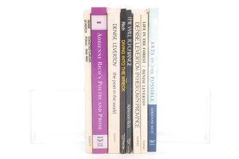 Denise Levertov Poetry Books, Diving Into The Wreck & 7 Other Titles
