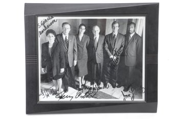 Picture Of The LAW & ORDER Cast With Their Autographs