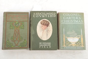 Book Arts: Decorative Covers Including Early Automobile Romance