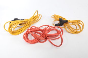 Group Of 3 Heavy Duty Extension Cords