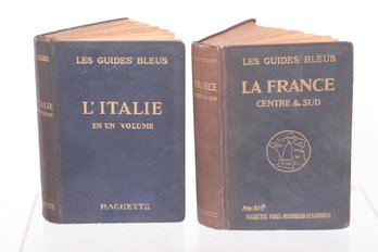 Maps:  Vintage Travel Guides ITALY & FRANCE C 1920s