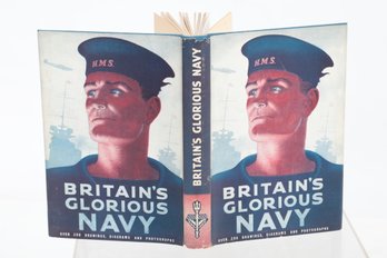 Great Dust Jacket Design: BRITAIN'S GLORIOUS NAVY