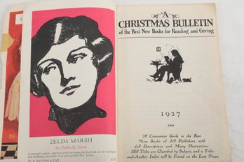 1927 Christmas Book Catalog Illustrated