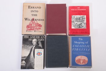 6 Books:  History Of S. Carolina & Shaping Of Colonial Virginia