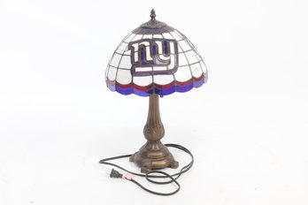 New York Giants Tiffany Style Table Lamp