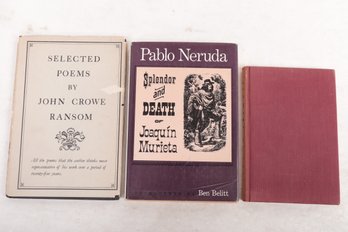 POETRY:  Pablo Neruda 1st Edition & Others