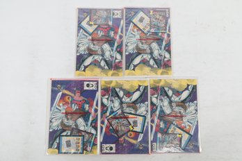 Lot Of 5 X-force 1 With Cards