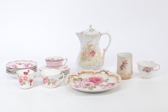 Group Of Antique English & German Porcelain China Pieces
