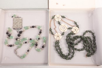 2 Far East Style Necklaces' In Original Boxes