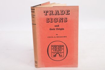 ADVERTISING: 1957 Book On Trade Signs