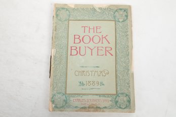 Scribner's 1889 THE BOOK BUYER Illustrated Catalog
