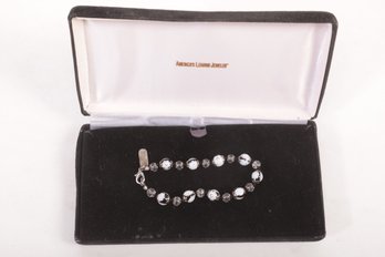 SRM Italy Blown 'paperweight' Bead Bracelet In Original Box