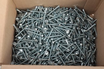 6.5 Pounds Of #8 Self Tapping 1- 1/2 ' Hex  Screws