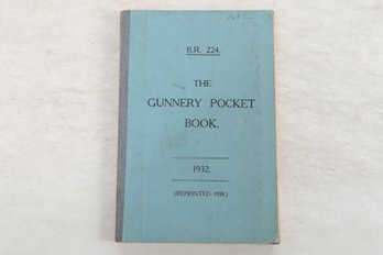 WWII The Gunnery Pocket Book, 1932 (1938) Includes Fold-out Pages