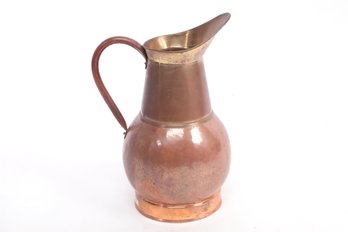 Vintage/Antique Large Copper & Brass Pitcher