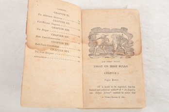 1803 American Imprint Essay On  Irish Bulls
