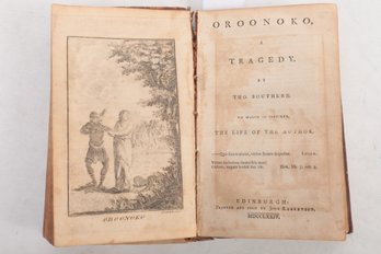 SLAVERY.  Oroonoko, A Tragedy 1774. Bound Volume 4 Titles.