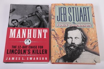 Civil War Books  Jeb Stuart & Manhunt.