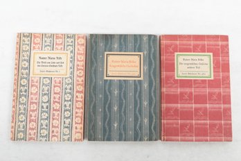 3 Vintage Rilke Poetry Books
