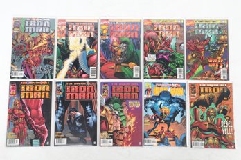 Lot Of 10 Iron Man Comic Books