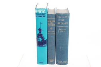 Naval History 3 Vintage  Hardcover Books