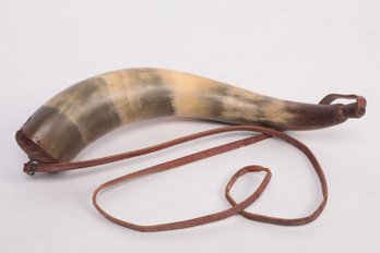 Antique Powder Horn With Loading 'Valve'
