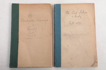 D Original 18th Century Plays: Garrick/Colman Clandestine Marriage (1766) & Cumberland,  The West Indian 1771