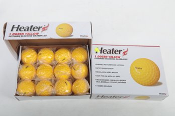 2 Dozen Of Heater Pitching Machine Baseballs