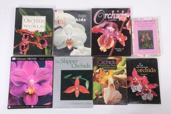 ORCHIDS: Lot Of Illustrated Books HC DJ
